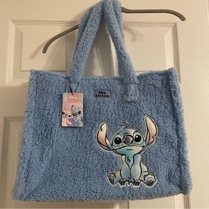 NWT Disney Lilo & Stitch Stitch tote with snap closure & pockets!